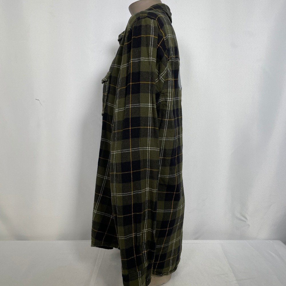 Her Universe x Marvel Loki Green Long Sleeve Plaid Flannel Shirt Women's MEDIUM - Picture 10 of 13